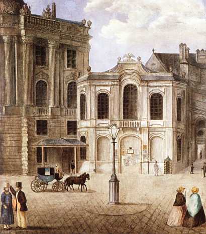 Das alte Burgtheater am Michaelerplatz